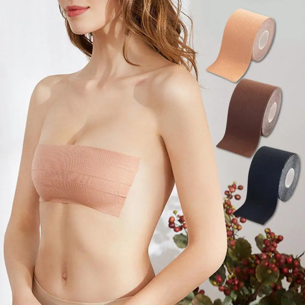 

1 Roll Chest Bandage Freely Adjustable Soft Beautify Breathable Comfortable Beauty Tool Non Woven Fabric Breast Lift Boob Tape f