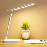 Folding Table Lamp Reading Book Lamp USB Touch Dimmable Eye Protection Led Desk Lamp Bedroom Student Portable LED Night Light