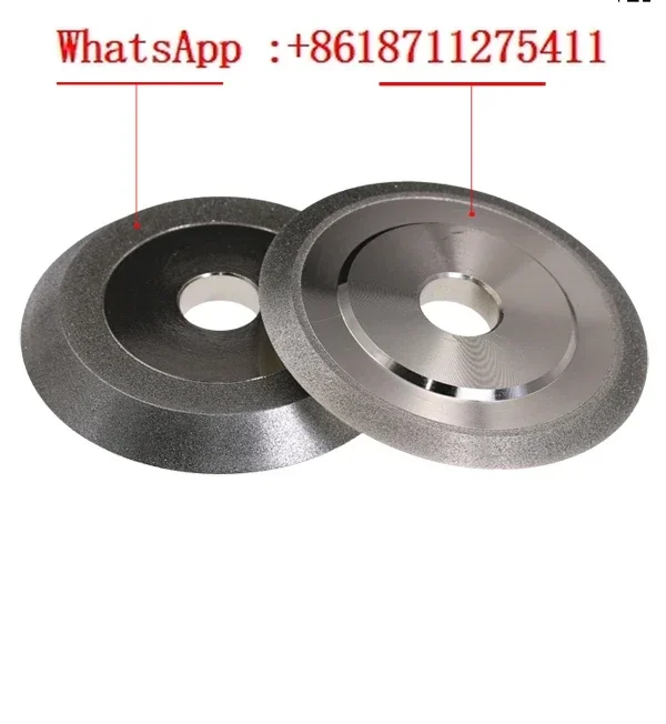

Diamond alloy single bevel grinding wheel angle diamond grinding wheel alloy saw blade milling cutter sharpening