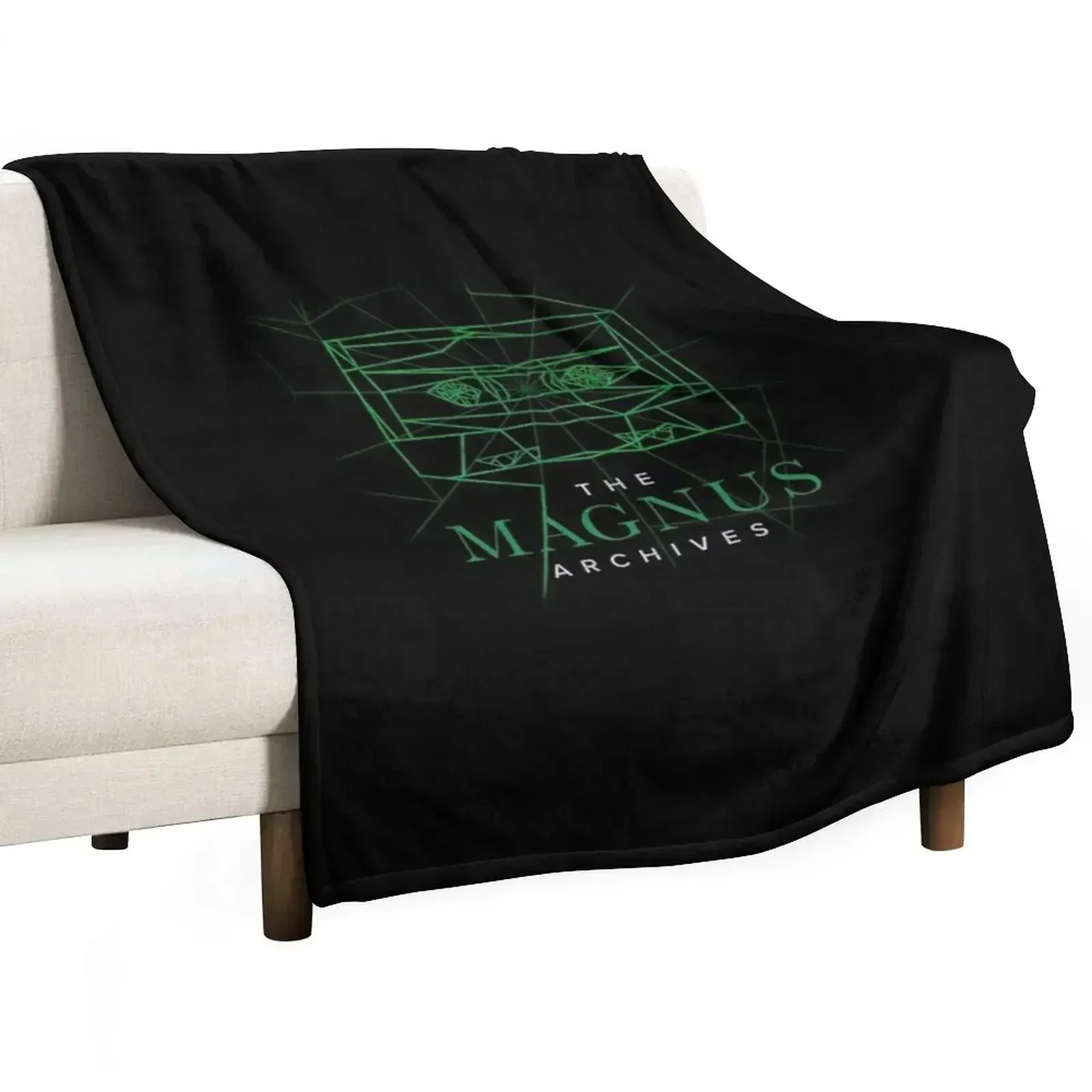 

[Transparent] The Magnus Archives Logo (Season 5) Throw Blanket Plaid on the sofa Picnic Blankets