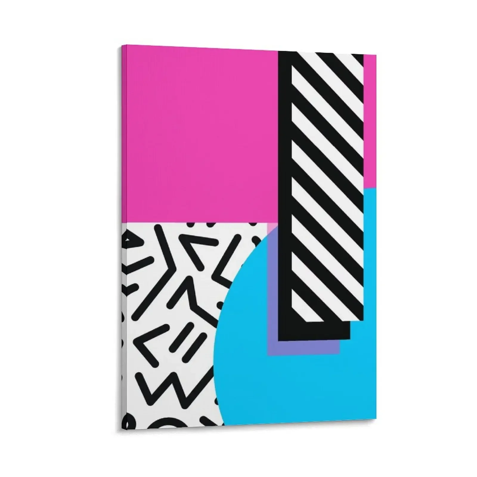 

Colorful Retro Memphis Abstract Canvas Painting home decoration luxury stickers & posters decorative pictures for living room