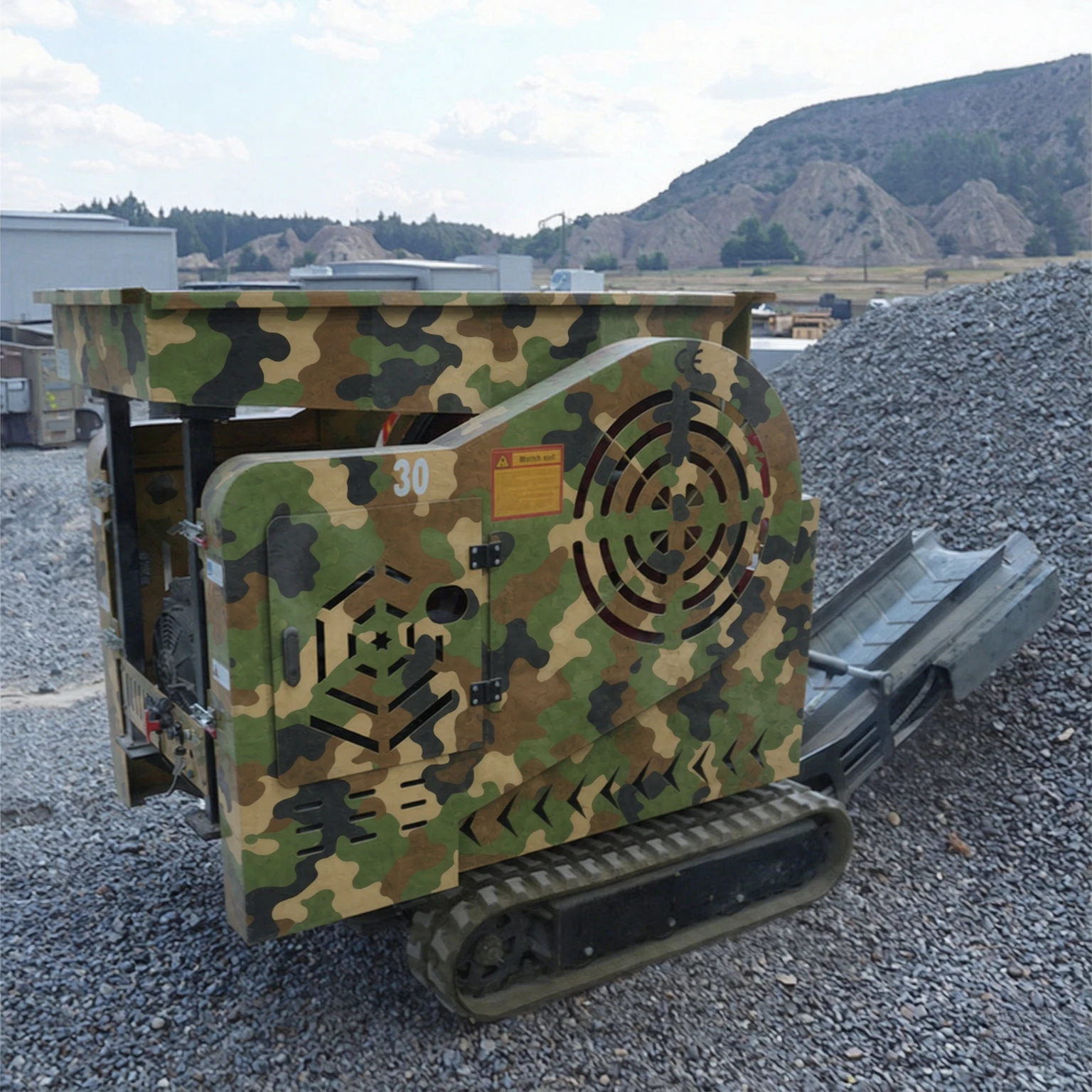 Factory Price Crawler Type Mobile Stone Crusher Integrated Jaw Hammer Crushing Machine for Construction Waste Recycling