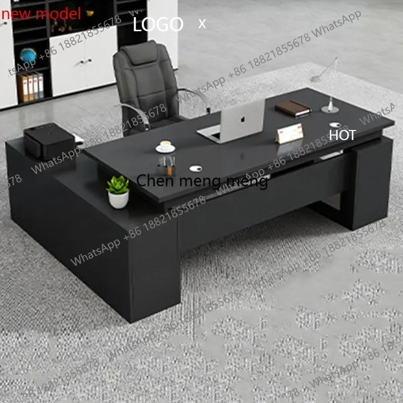 Asmt49chinese style big size office desk Minimalist design modern aesthetic office desk Universal escritorio oficina home furnit