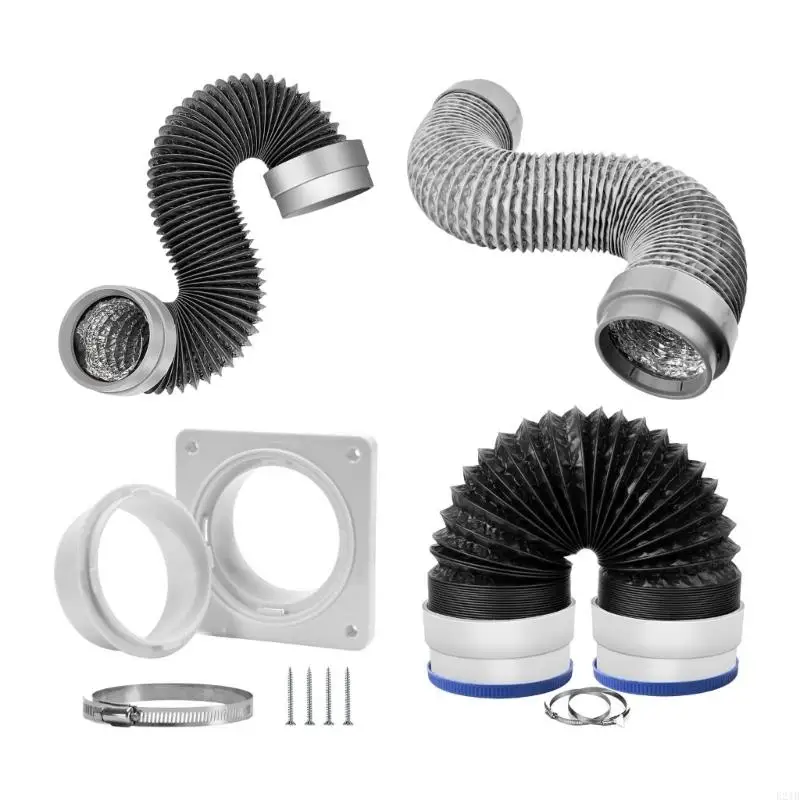 Insulated Temperature Dryer Vent Hose PVC Coating Resistant for Bathroom 