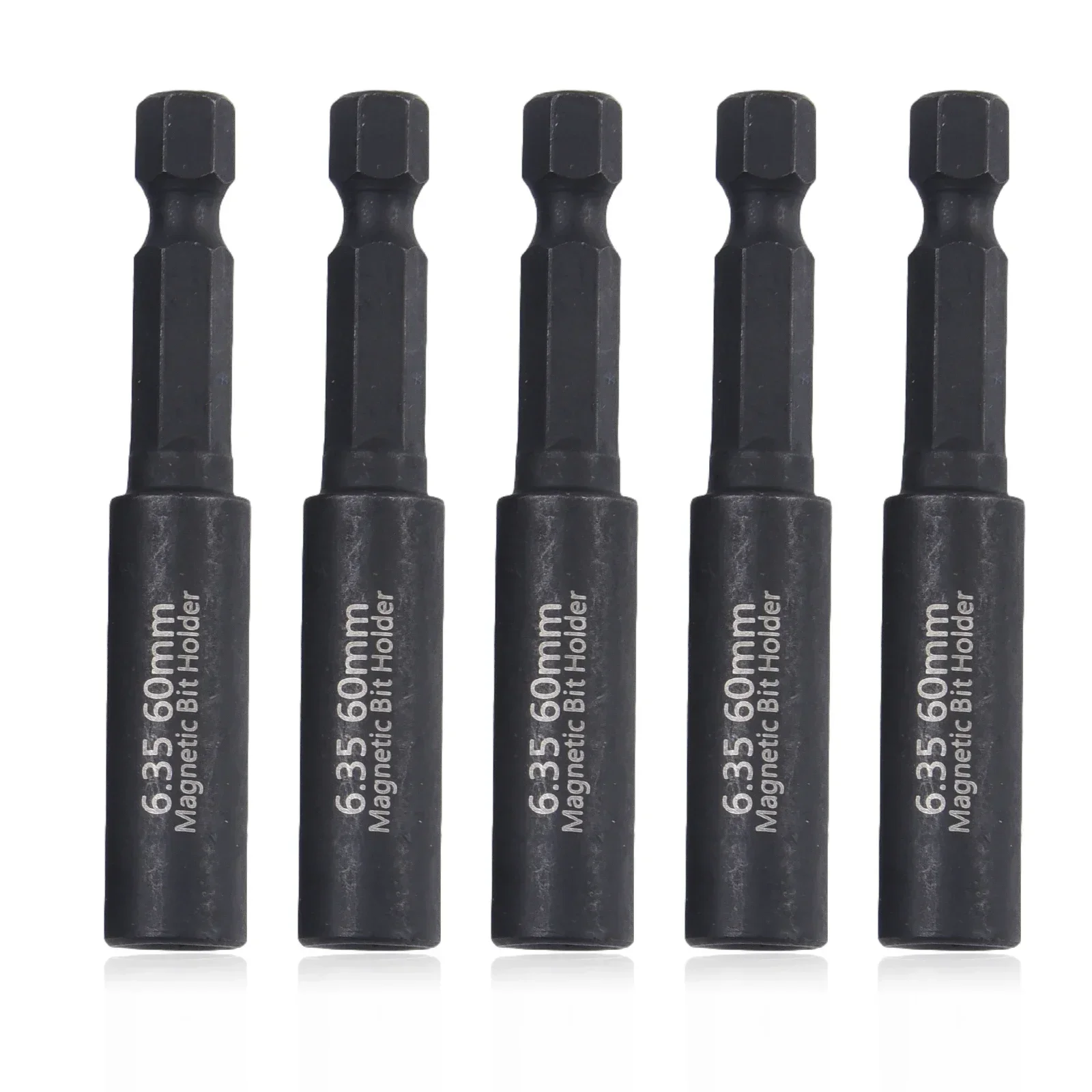2/5pcs 60mm Magnetic Screwdriver Extension Bit Tips Holder 1/4Inch Hexagon Shank Set Drill Bits Adapter/Hand Tools Accessories