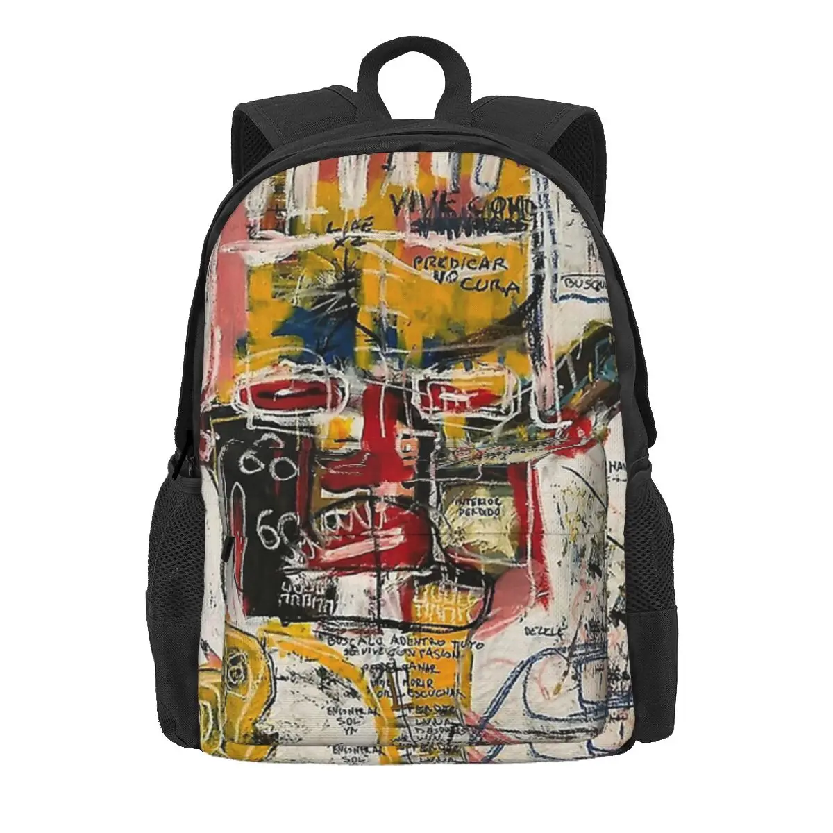 

Random Face Backpack Daypack Large Capacity Boys Girls BookBag School Bag Shoulder Bags for Men Women