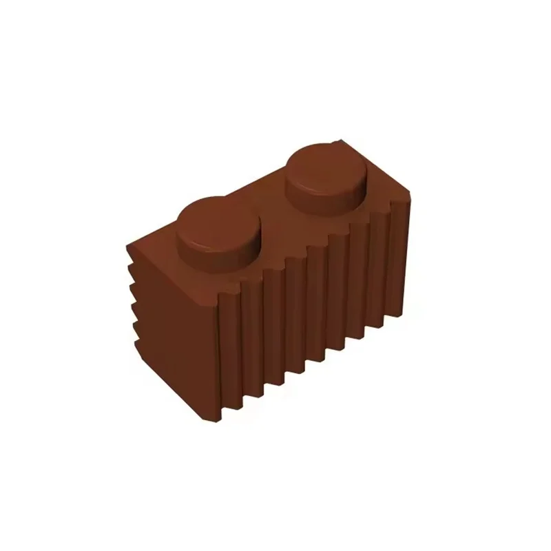50pcs 2877 Modified 1 x 2 with Grille Fluted Bricks Collections Bulk Modular GBC Toys For Technical MOC DIY Building Blocks Comp