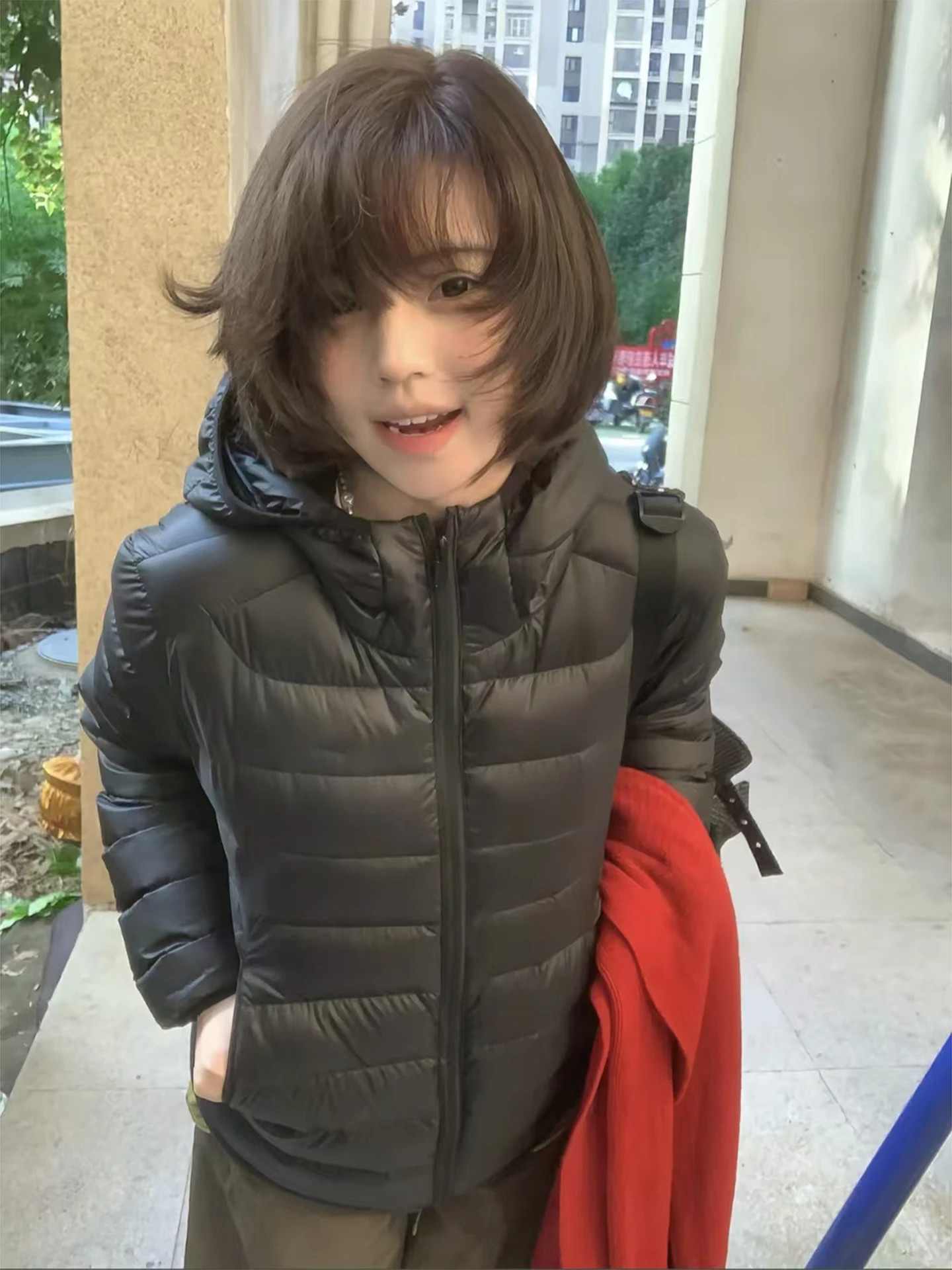 

Men's 90 Duck down Jacket Autumn Winter Warmth Atmosphere Sense Cotton Clothes Three Anti-Defensive Thermal Cotton Coat