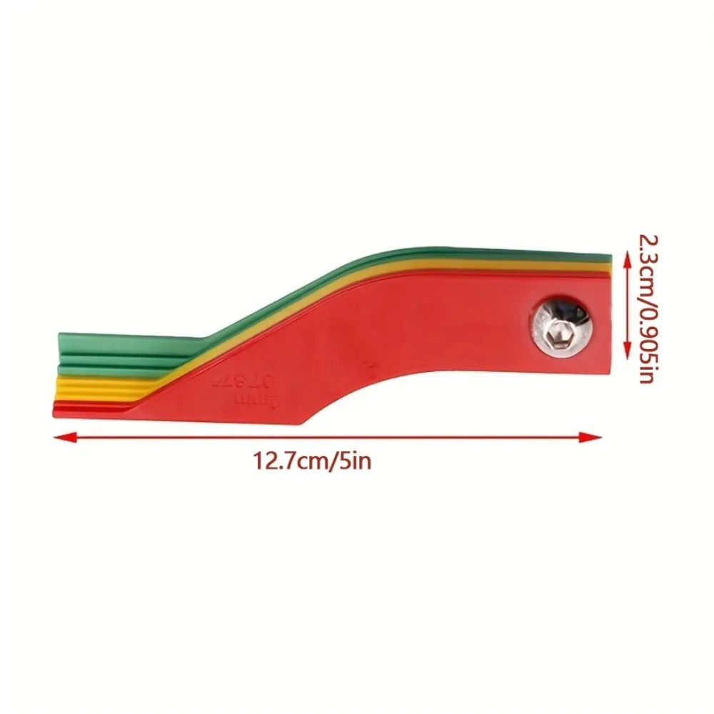 Medidor de espessura da pastilha de freio de automóvel, escala de detecção de desgaste, instrumento de medição de desgaste