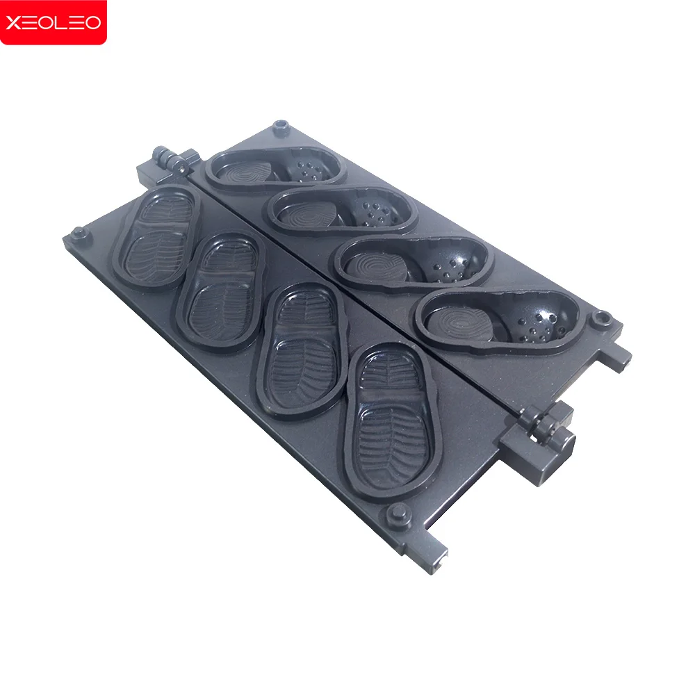 

XEOLEO 4PCS Shoes Shape Waffle Maker Mold Crocs Shape Waffle Bread Machine Plate/Template Non-Stick