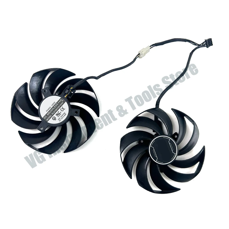 Geeignet für MSI RTX4070 4070S 4070tiS VENTUS 2X Grafikkartenlüfter PLD10012S12HH – Detail 4
