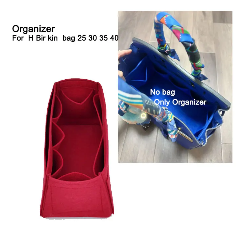 

Bag Shaper , Women Handbag Tote Inner Purse , Purse Insert Organizer Fit For H BirKin's 25 30 35 40 Bags