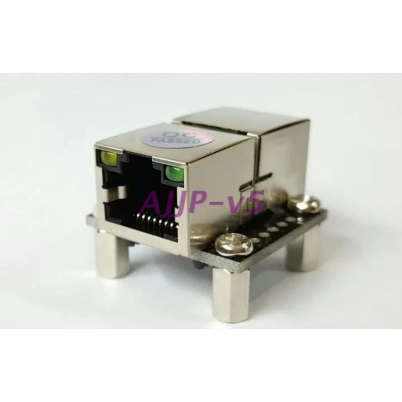 Rj45 Adapter  Board Network Port Docking Device Straight-through Type with LightedConnector