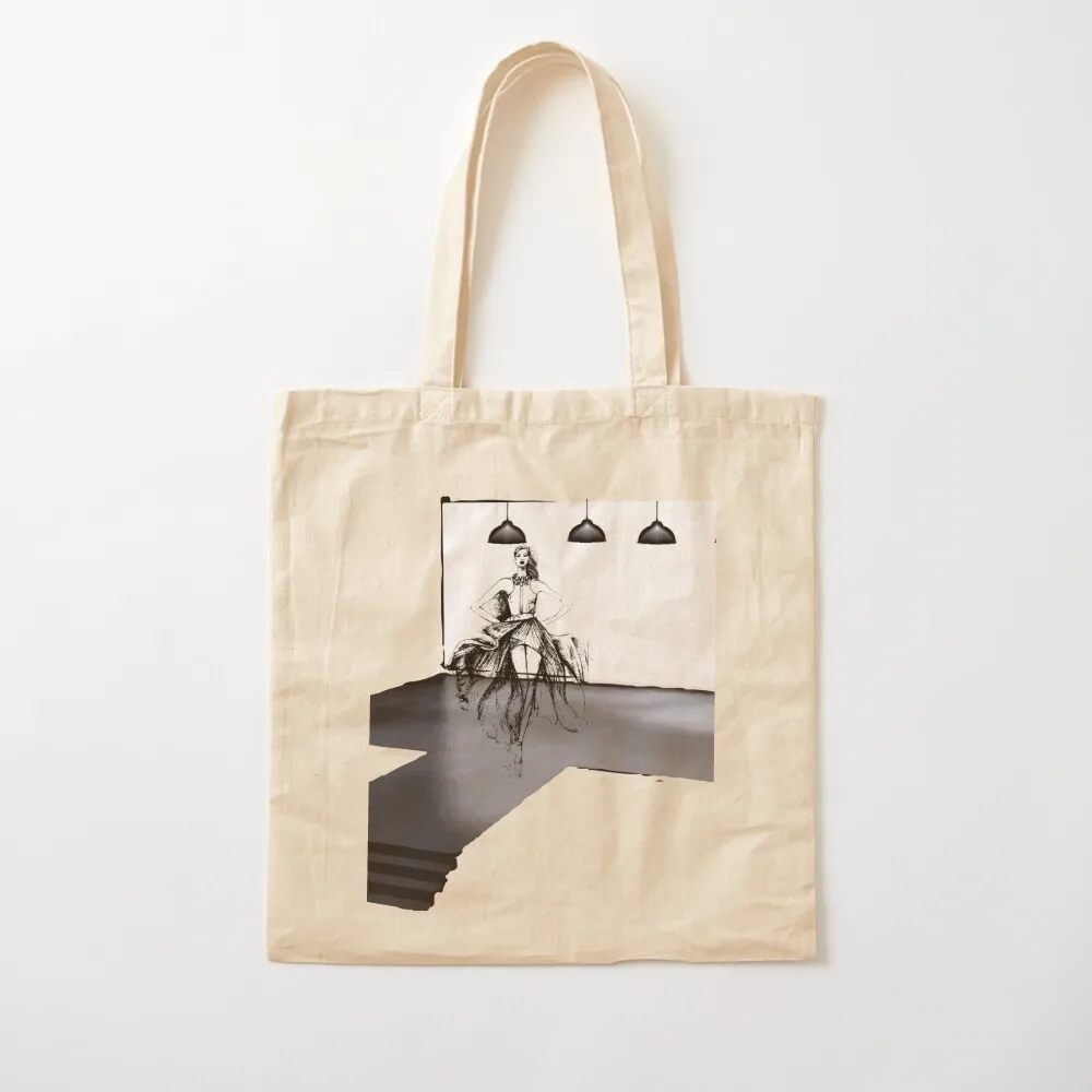 FASHION TV Tote Bag eco bag folding Beach bag Canvas stote