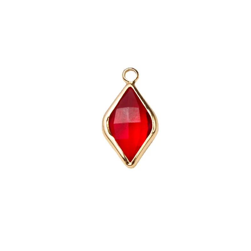 1pcs Diy Jewelry Copper Edging Gold Plated Drop Pendant Necklace Earrings Bracelet Small Accessories Material Handmade Charms