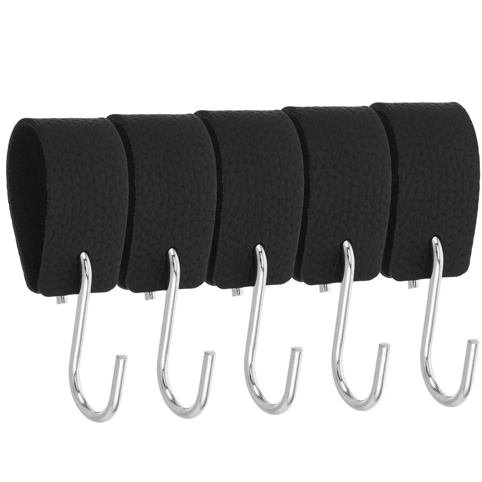 

5 Pcs Hooks for Closet Hanging Multifunctional up Small Silver Camping Office