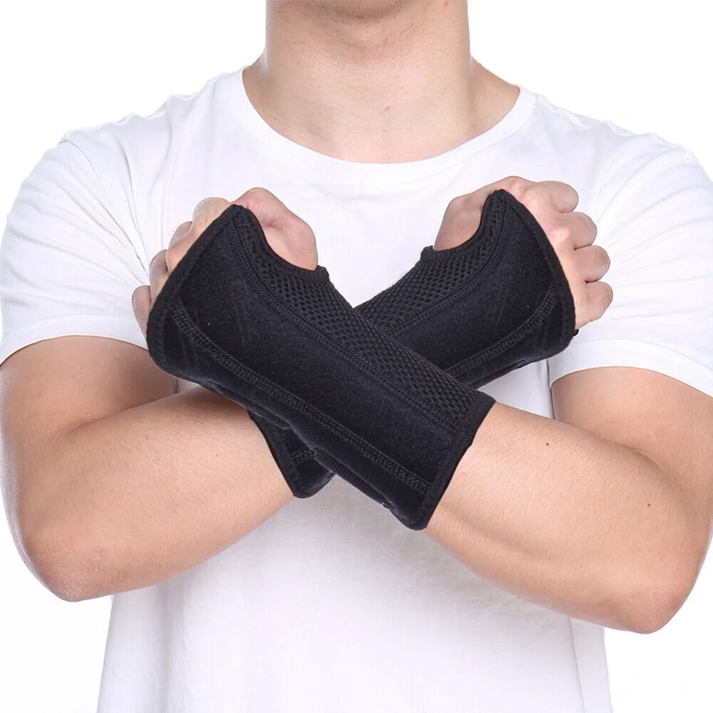 1PCS Wrist Splint Carpal Tunnel Protector Wrist Support Hand Brace Palm Wrap Wrist Injury Fracture Fixed Orthopedic Wristband