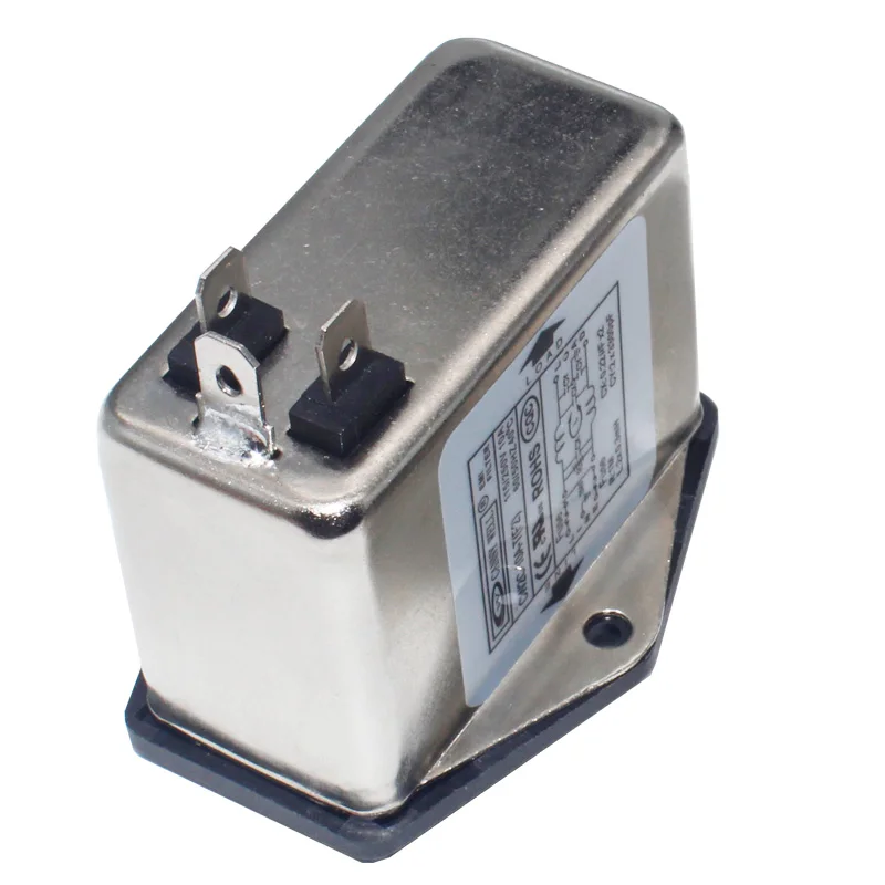 Imagem -04 - Módulo de Entrada de Energia Dupla Iec 320 C14 Tomada ac Emi Emc Filtro de Ruído com Interruptor Marinho e Suporte Fusível 10 Desconto para Lar