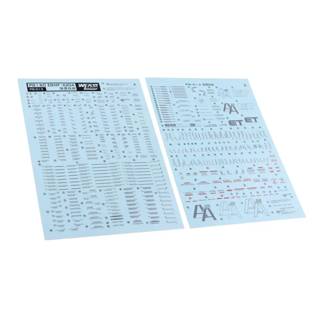 Decal Water Slide Decal Paste Sticker For Bandai PG 1/60 Model