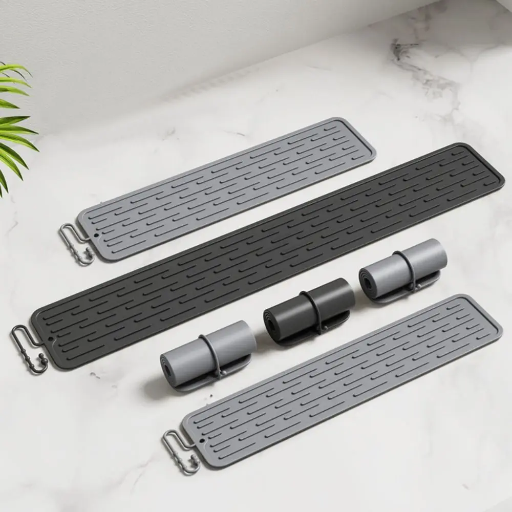 

Washable Long Non-slip Mat Multifunctional Bundle Design Kitchen Countertop Insulation Mat Sink Water Prevent