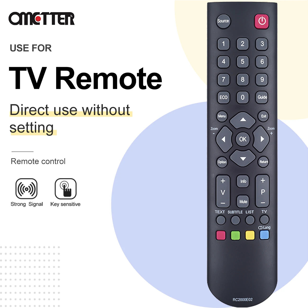 RC2000E02は適切なtclテレビリモコンRC3000E02 RC3000E03 L26E3140C L26E3150C L32D3300C H32B3803 H24E44333