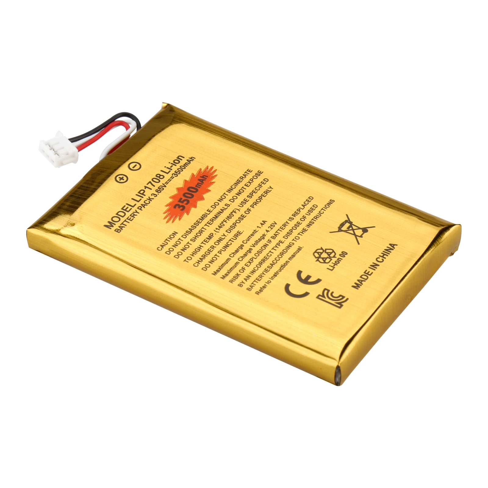 3500mAh LIP1708 para Sony PS5 controlador batería recargable batería de litio incorporada para controlador de juego DualSense