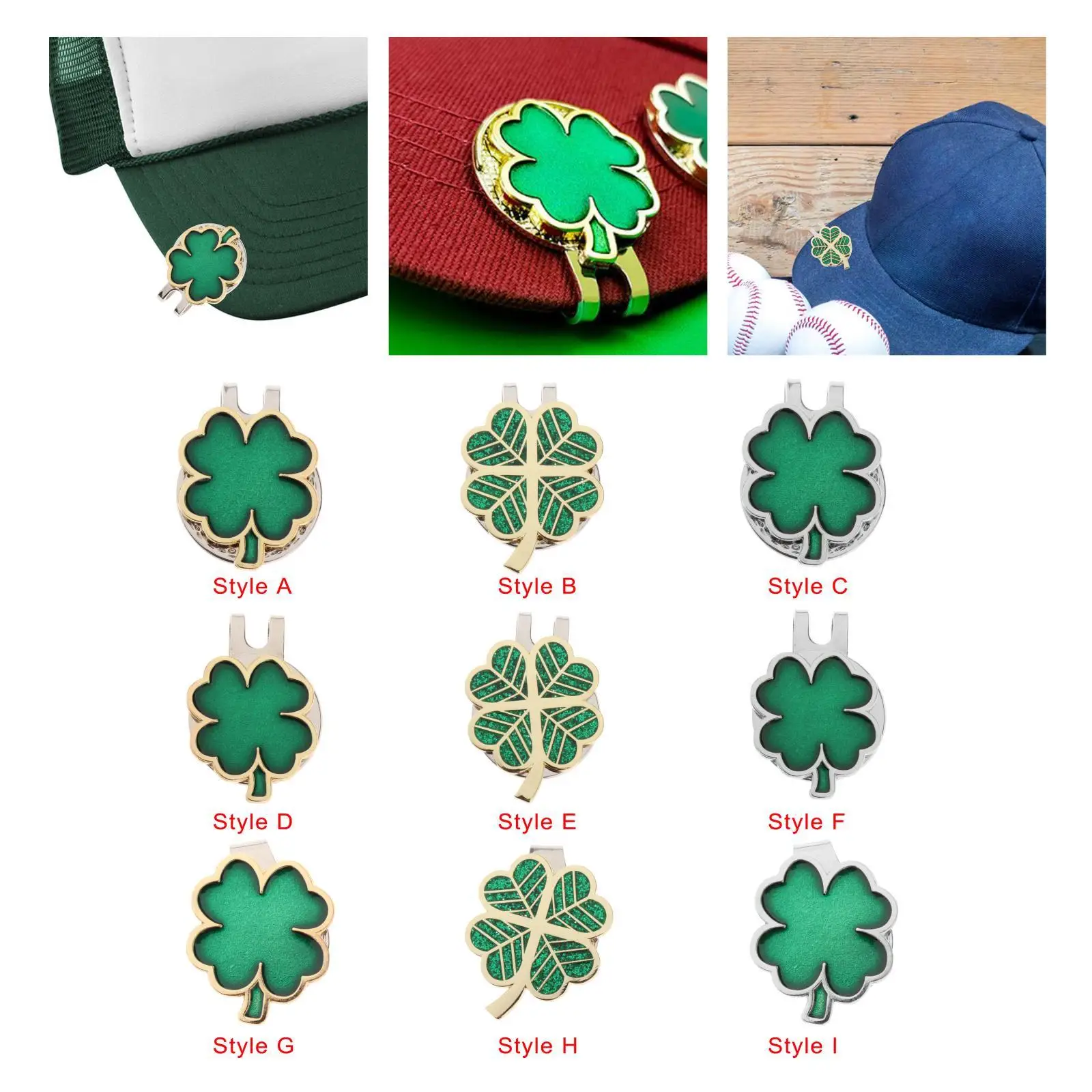 Golf Ball Marker Golf Sports Accessories Iron Hat Clip for Ladies