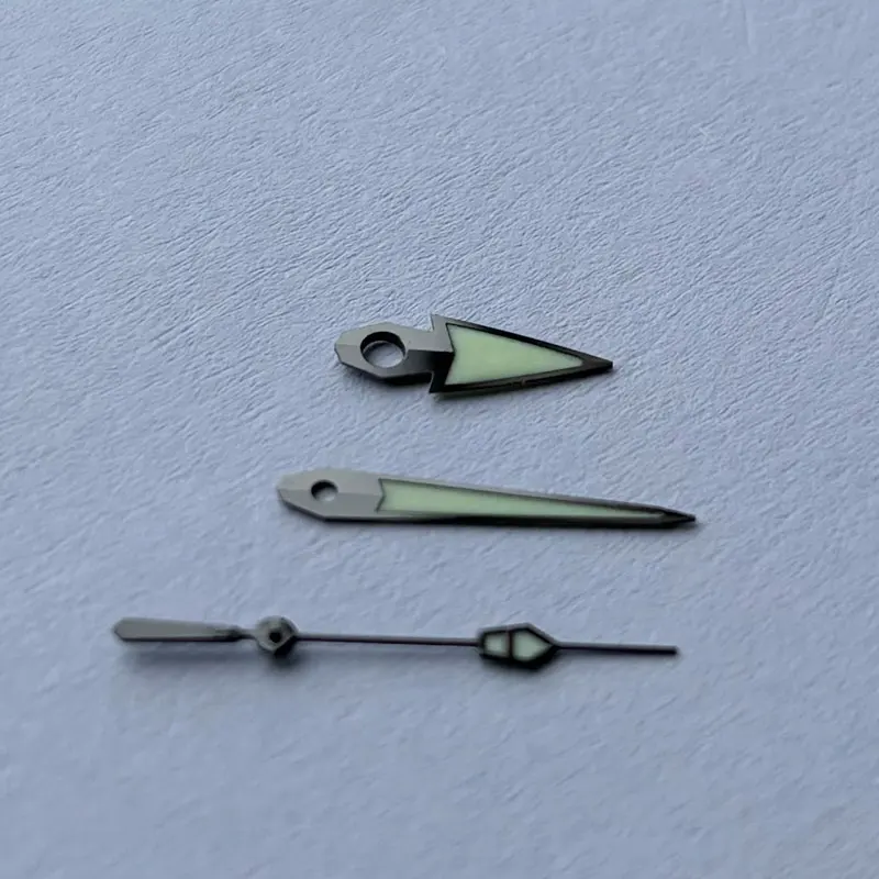 Watch Modify Parts C3 Luminous Golden/Black Watch Hand Suitable For NH35/36/4R/6R Movement