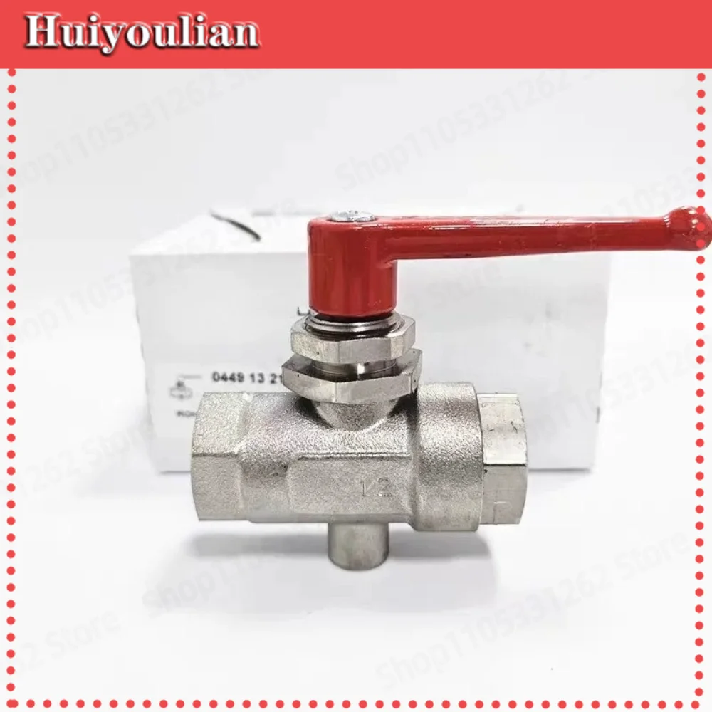 Two-position three-way through ball valve 0449 10 17 04491017 0449 13 21 04491321