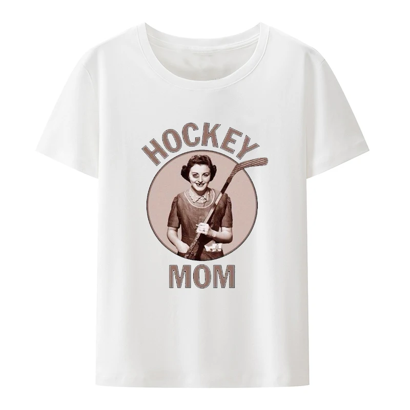 Hockey Mutter T-Shirt lässig T-Shirt kreative Grafik Design Camisa Print Humor Mann Kurzarm T-Shirt Grafik T-Shirts