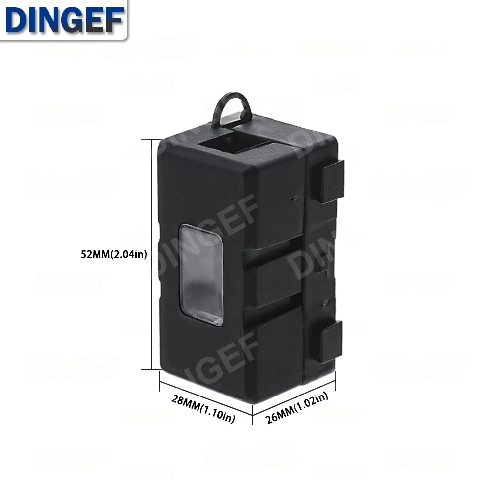 ANS-8 Tipe Steker Garpu Terompet Tempat Sekring 52X27.5Mm Pelat Pengaman Dasar Pembawa Mobil Kotak Sekring Tipe Baut