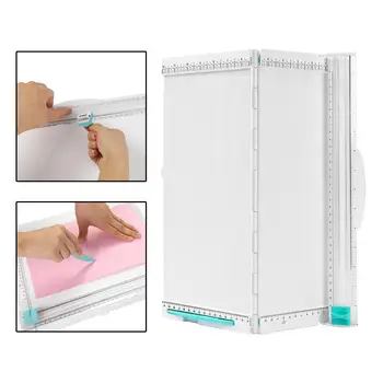 1 חתיכה פלסטיק נייר גוזם ניקוד לוח כבד מלאכה נייר חותך קיפול מלך עבור כלי כרטיס גירוד