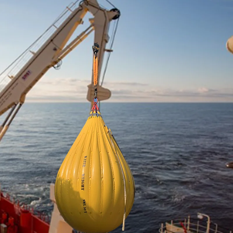 

Good Quality Load Test Water Bag 5ton - 50 Ton PVC Crane Davit Load Testing Water Bag