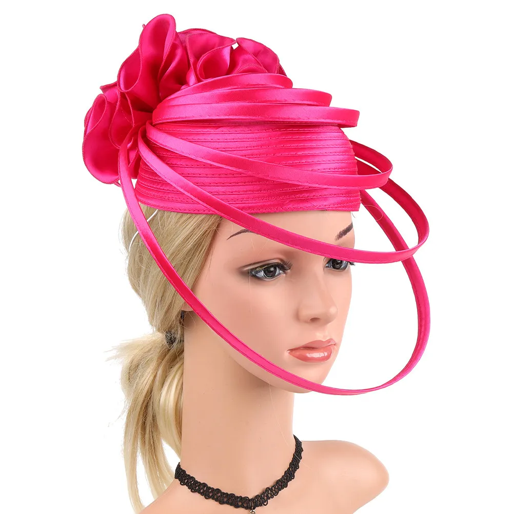 

Exaggerated Fascinator Hat Safe Materials Lightweight Elegant Tea Party Wedding Banquet Headdress Women Hair Accessories