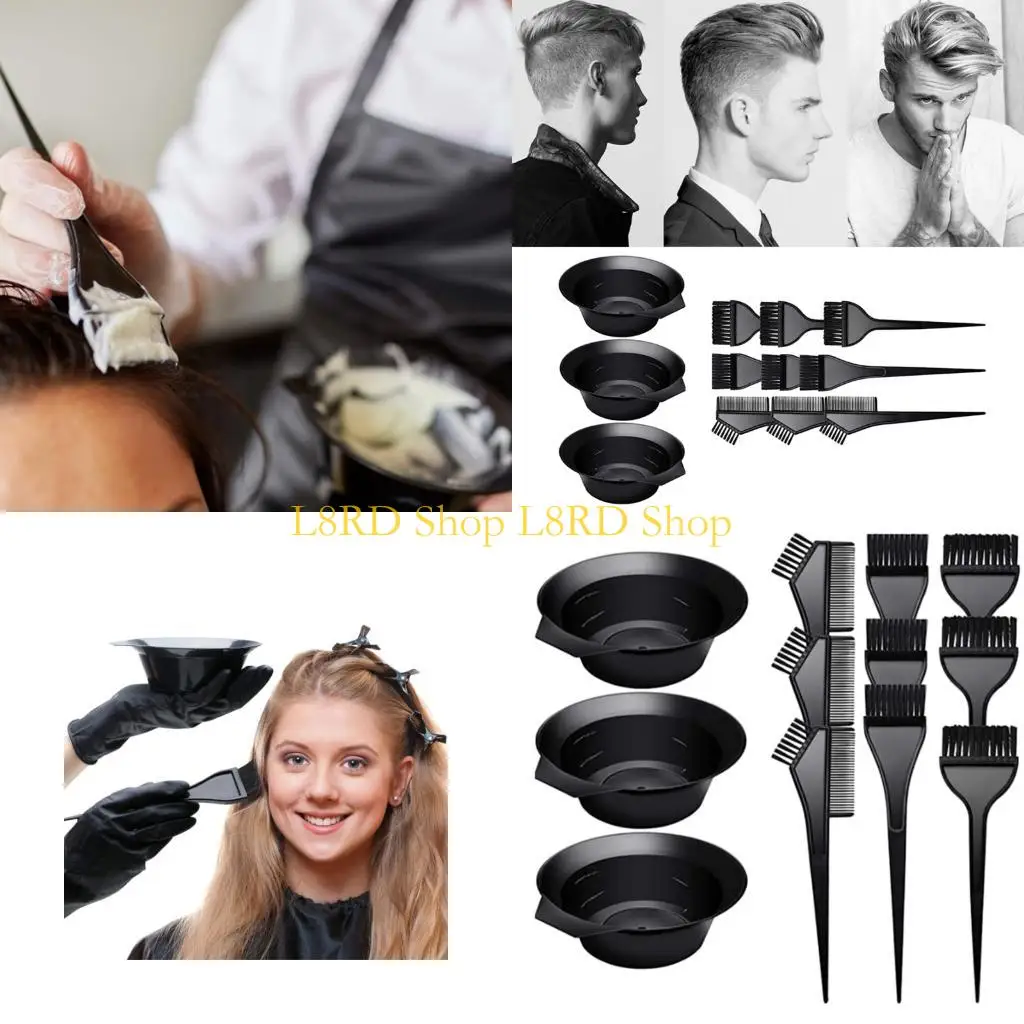 l8rd-12-ピース再利用可能なヘアカラーツールアクセサリー耐久性プラスチックブラシコーム