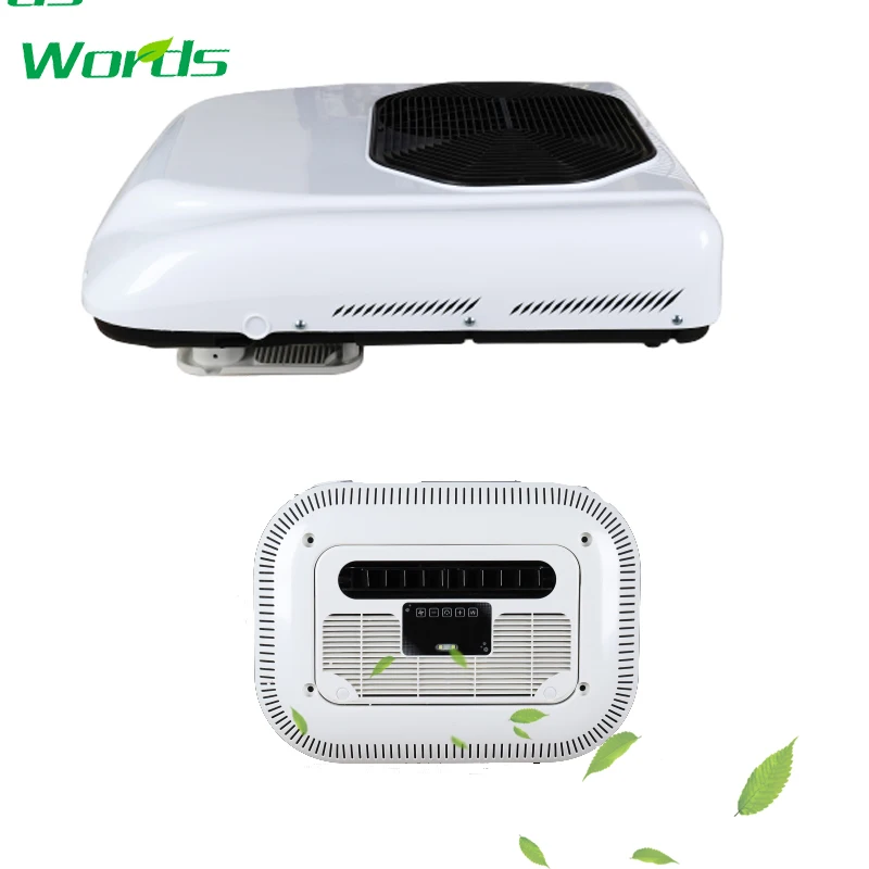 AC Mobil Camper RV Motorhome 12 Volt Pendingin Udara Elektrik 24V dengan Remote Control