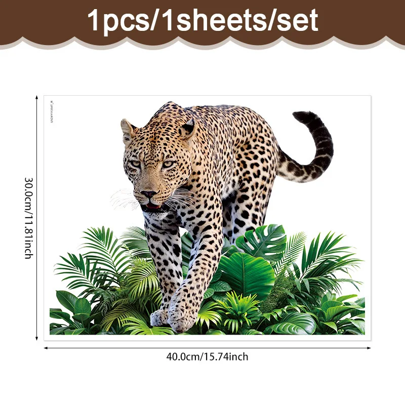 

разбитый прорыв 3D тигр настенные художественные наклейки наклейка Декор виниловый плакат настенная съемная детский подарок