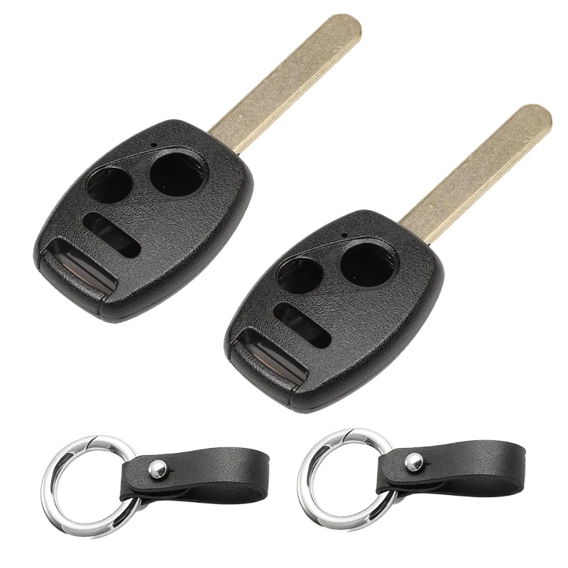 

2 шт. для автомобилей Honda Fit, CR-V, Civic, Odyssey и Accord — сменный корпус ключа дистанционного управления прямого типа
