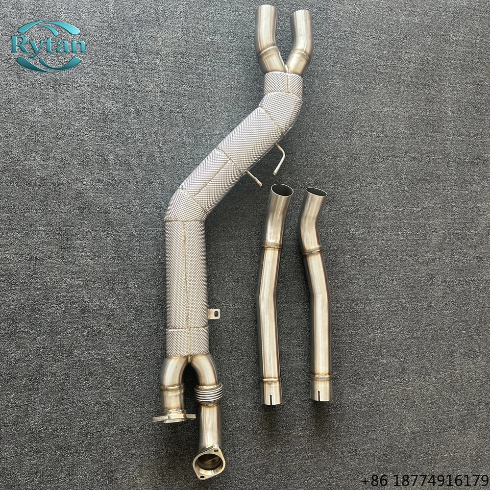 

Высококачественная выхлопная система Valvetronic из нержавеющей стали с клапаном и средней секцией для G87