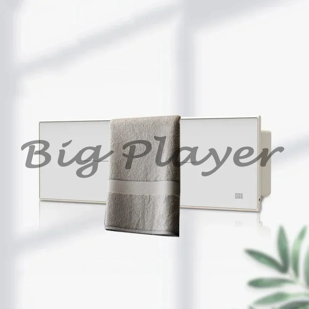 Premium Constant Temperature Towel Warmer - 220V Electric Clothes Dryer Towel Rack Rail White