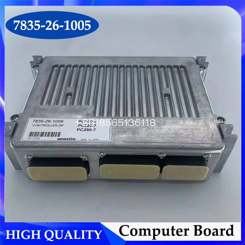 

7835-26-1007 7835-26-1005 7835-26-1009 Computer Board Controller For Komatsu Excavator PC200-7 PC220-7 PC240-7 PC290-7