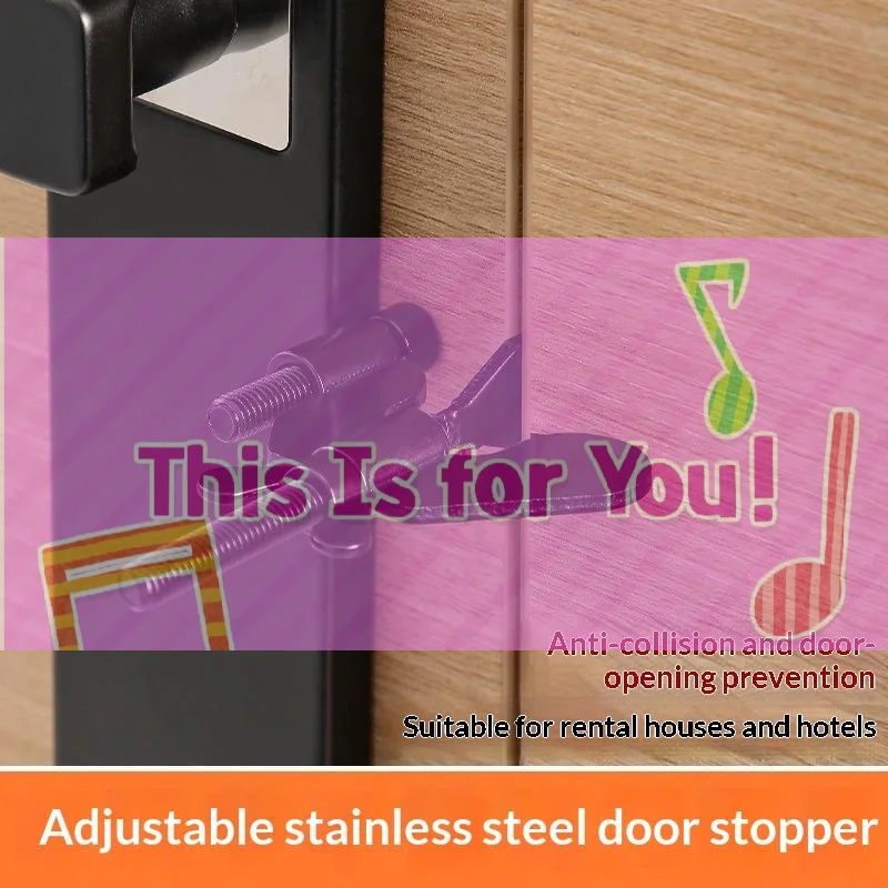 Home Security For Apartments - 【HMA】ล็อคประตูเพิ่มความปลอดภัยส่วนตัว ป้องกันการโจรกรรม สำหรับการเดินทาง บ้าน ห้องนอน อพาร์ตเมนต์