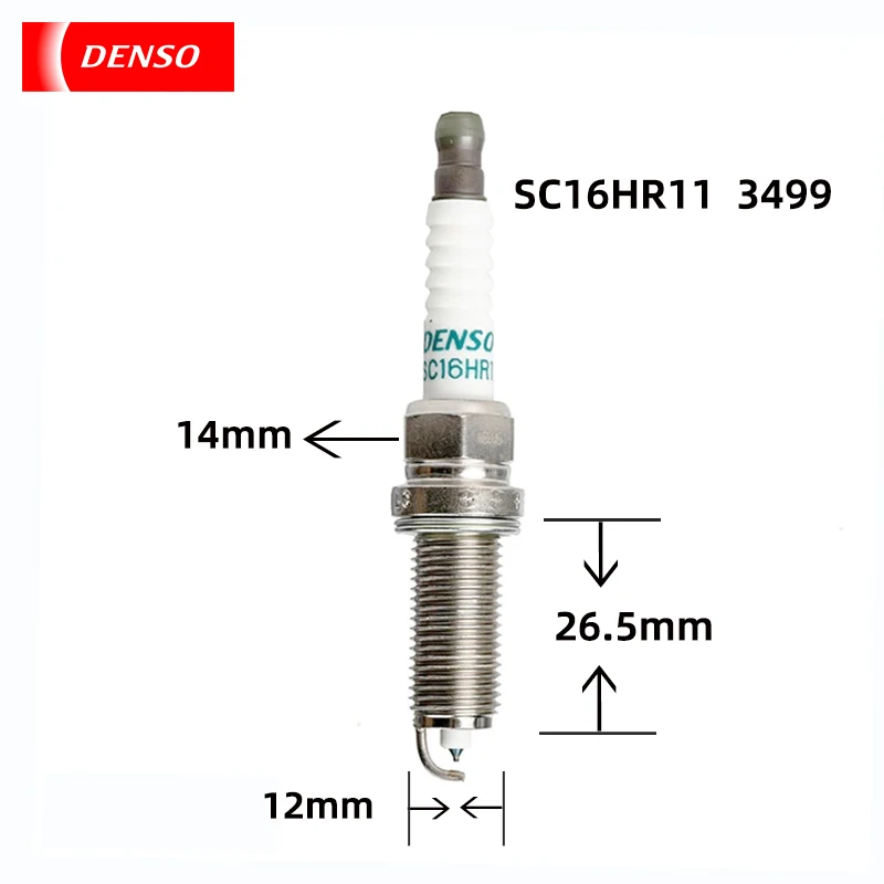 DENSO Iridium platinum spark plug SC16HR11 3499 fits the corolla reling to enjoy RAV4 to dazzle the nozzle