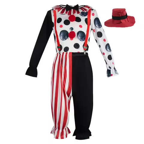 Halloween circus clown costumes changeable clown cos clothing funny funny stage performance costumes