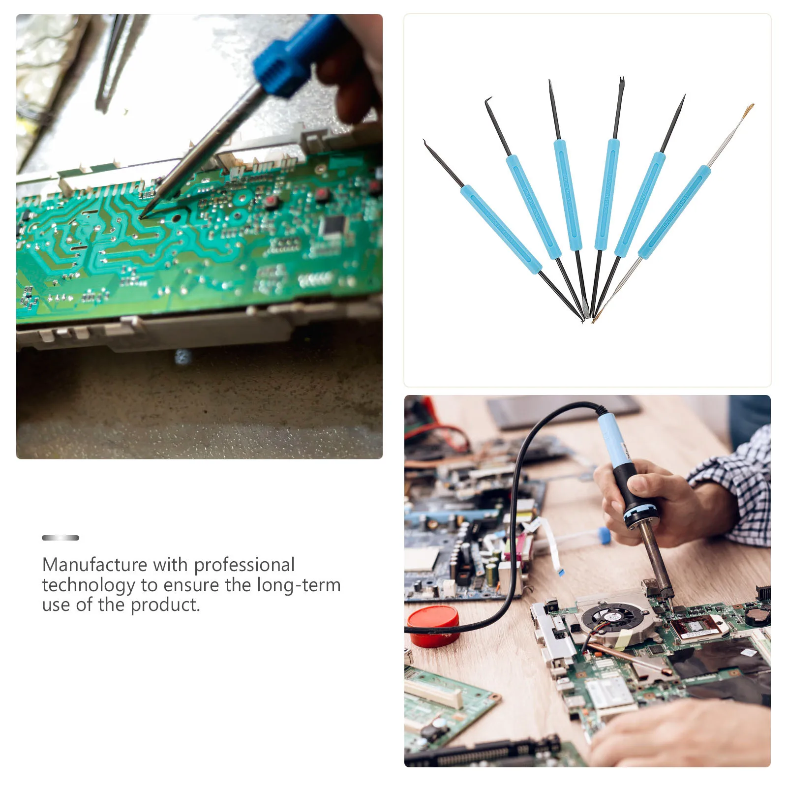 6 قطعة أداة مساعدة لحام على الوجهين لحام مساعدة عدة قوي الكربون الصلب لحام المعونة تصميم مريح لوحة دوائر كهربائية