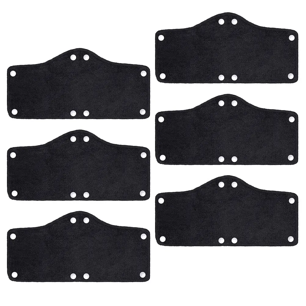 Doublures de bandeau anti-transpiration pour casque rigide, coussin intérieur de sécurité, lavable et respirant, Protection contre la sueur pour les travailleurs de la Construction en plein air, 6 pièces