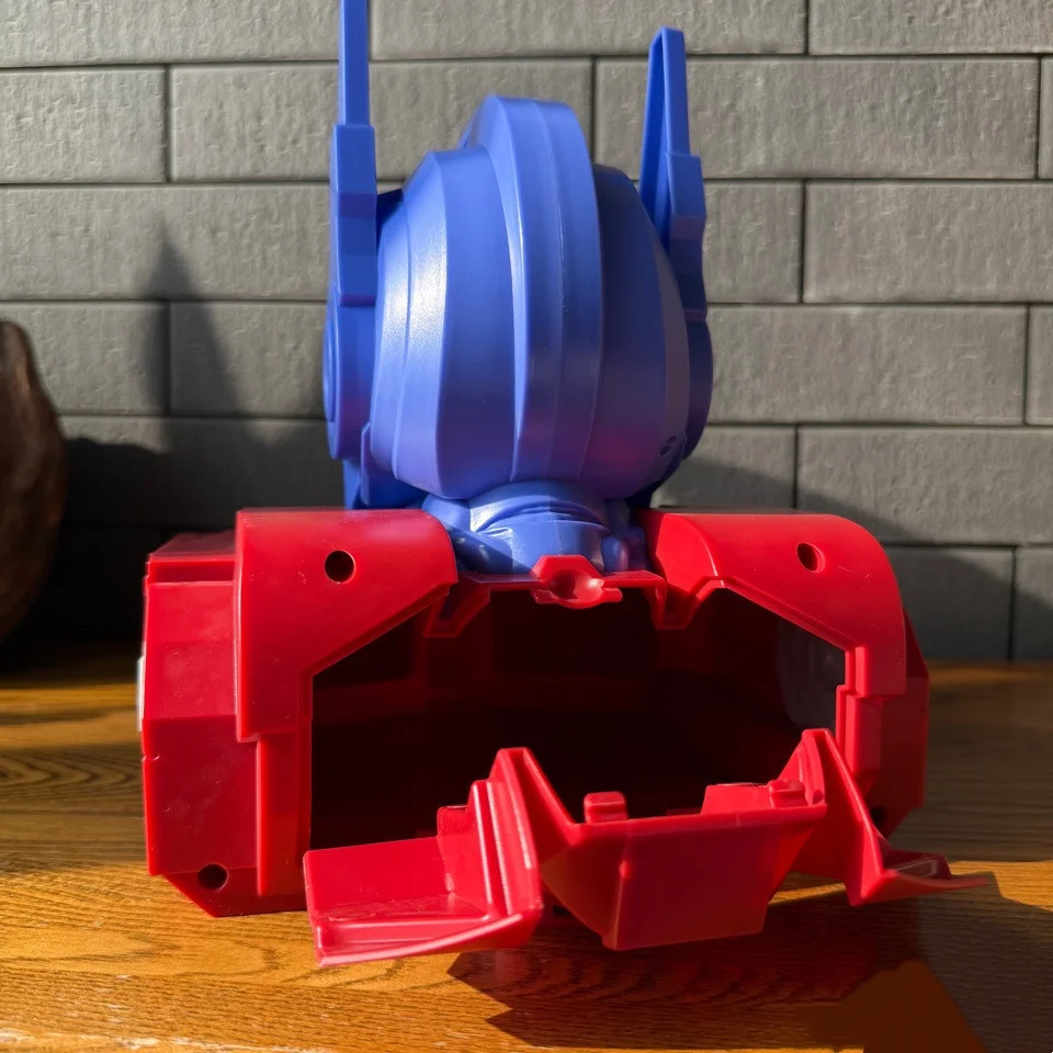 Genuine Limited Edition Transforming Robot Optimus Prime 20cm Luminous Bumblebee Popcorn Bucket Storage Collection Model Toys view 6
