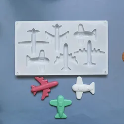 DIY Epoxy Resin Airplane Modeling Silicone Mold Chocolate Mold Pudding Mousse Cake Baking Decoration Airplane Silicone Mold