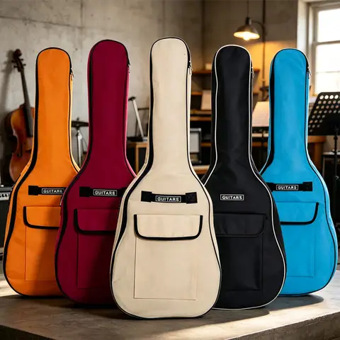 40/41-inch Guitar Case with Adjustable Strap Length, lightweight and Durable, Suitable for Acoustic Guitars