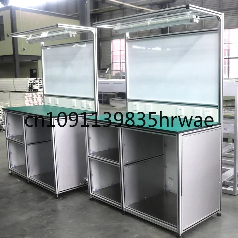 

Heavy Aluminum Workbench Industrial Production Line Workstation with Profiles